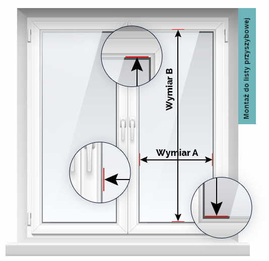 montaż do listwy przybyszowej